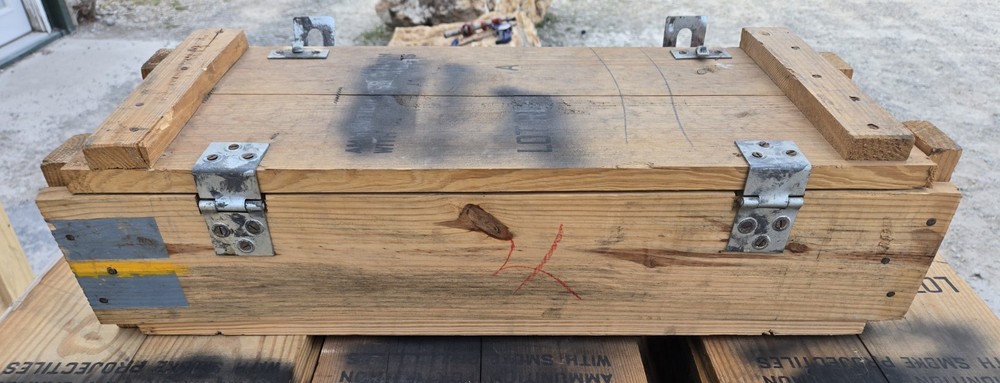 Wooden Box Ammo Crate, Tool Box, Storage