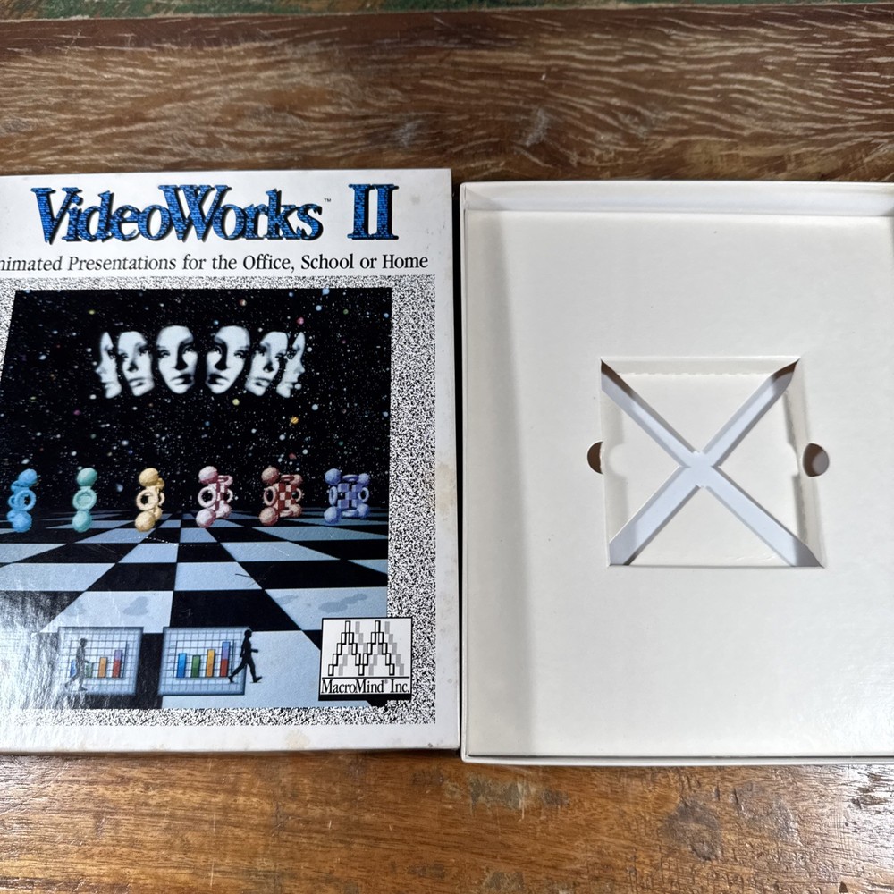 Macromind VideoWorks 2 Vintage Macintosh Software 1980s Retro Programing