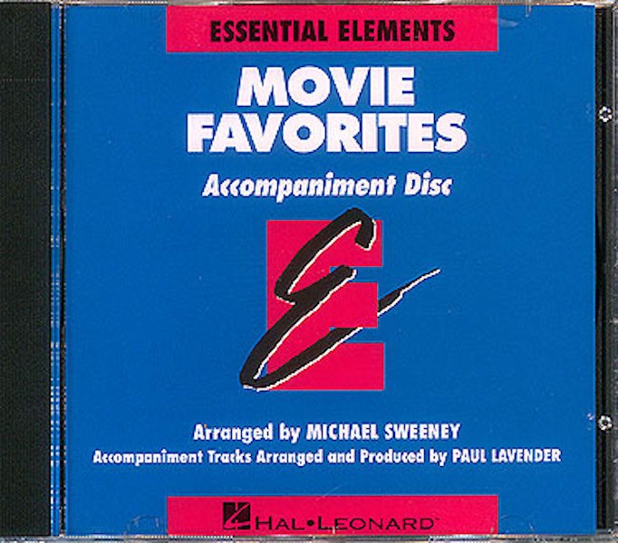 Movie Favorites Accompaniment CD for Essential Elements Band Method Solos