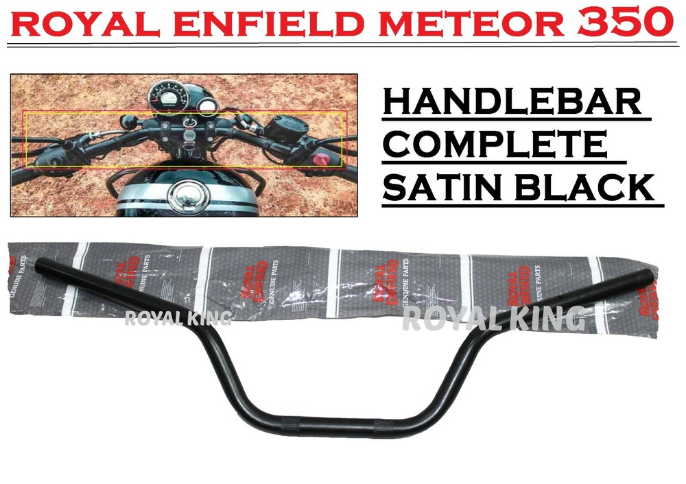 Royal Enfield "Handlebar Complete Satin Black For Meteor 350"