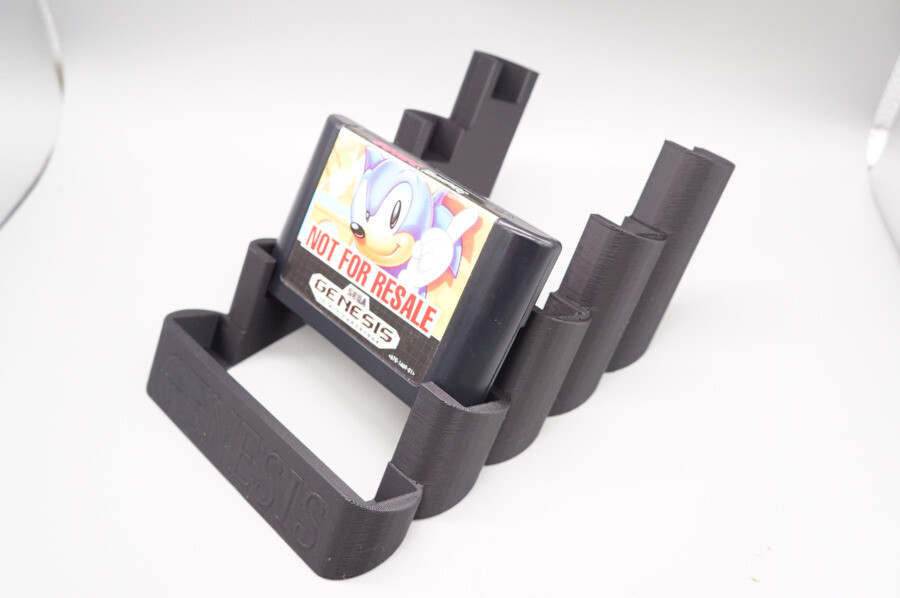 Custom Stack Display Holder for SEGA Genesis Cartridges *Holds 5*