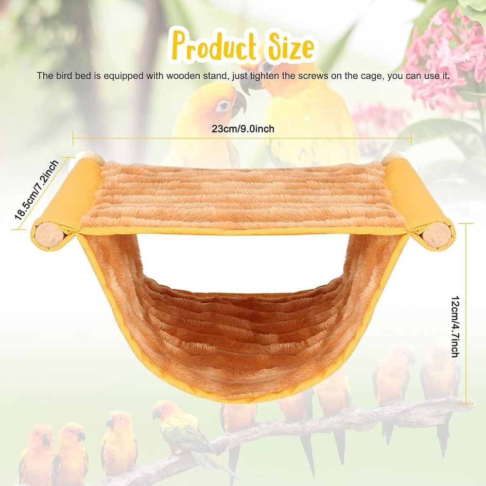 Warm Hanging Bird Nest Bed Yellow