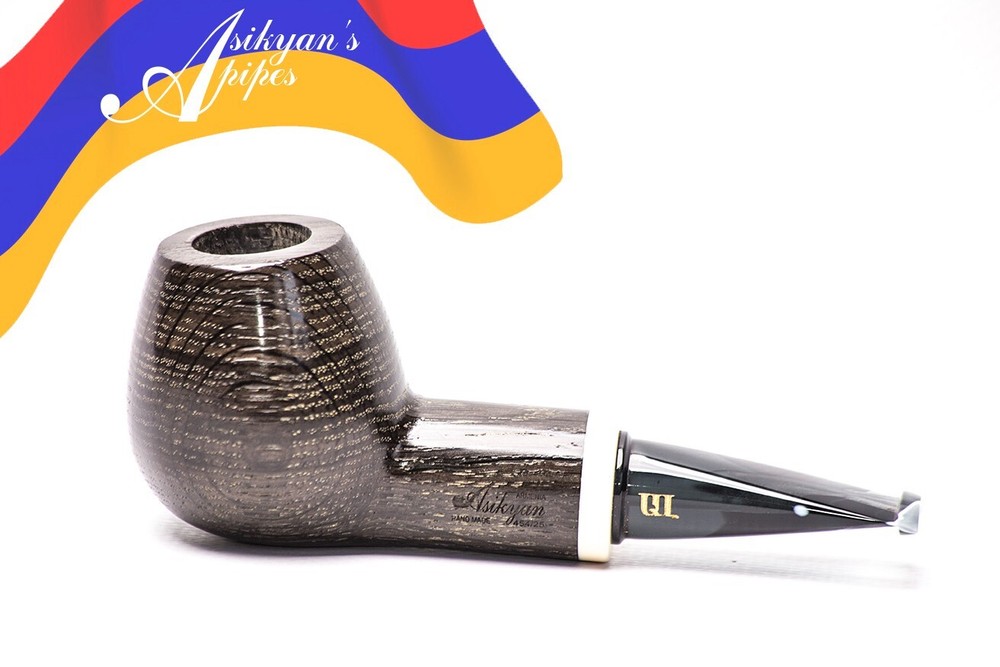 Asikyan Pipe #454/25 Reverse Calabash Morta Smooth Hand Made