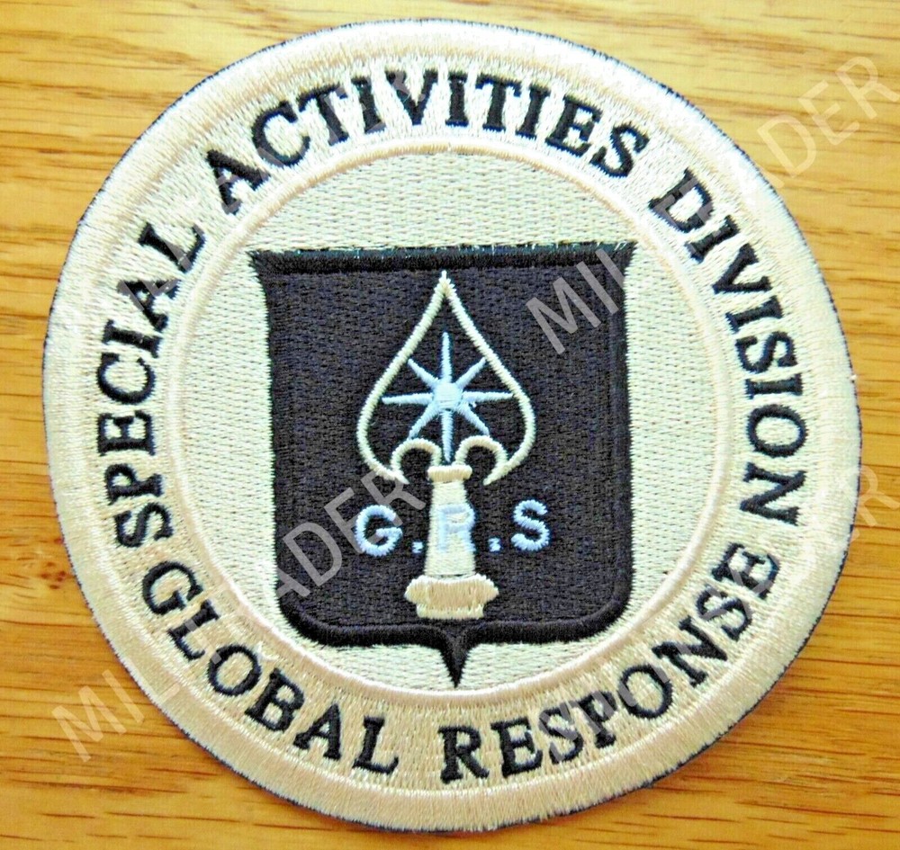 CIA Special Activities Division Global Response GRS Patch