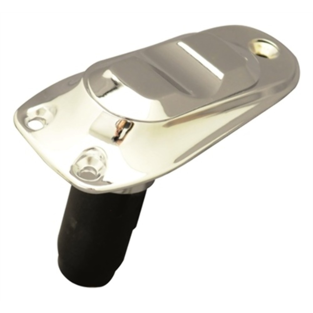 Marpac 7-51273 Plug-In Navigation Light Base 2-Pins Chrome Replace Attwood Style