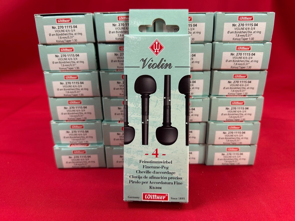 100% Authentic Wittner Violin Peg Set 7.8 MM Size