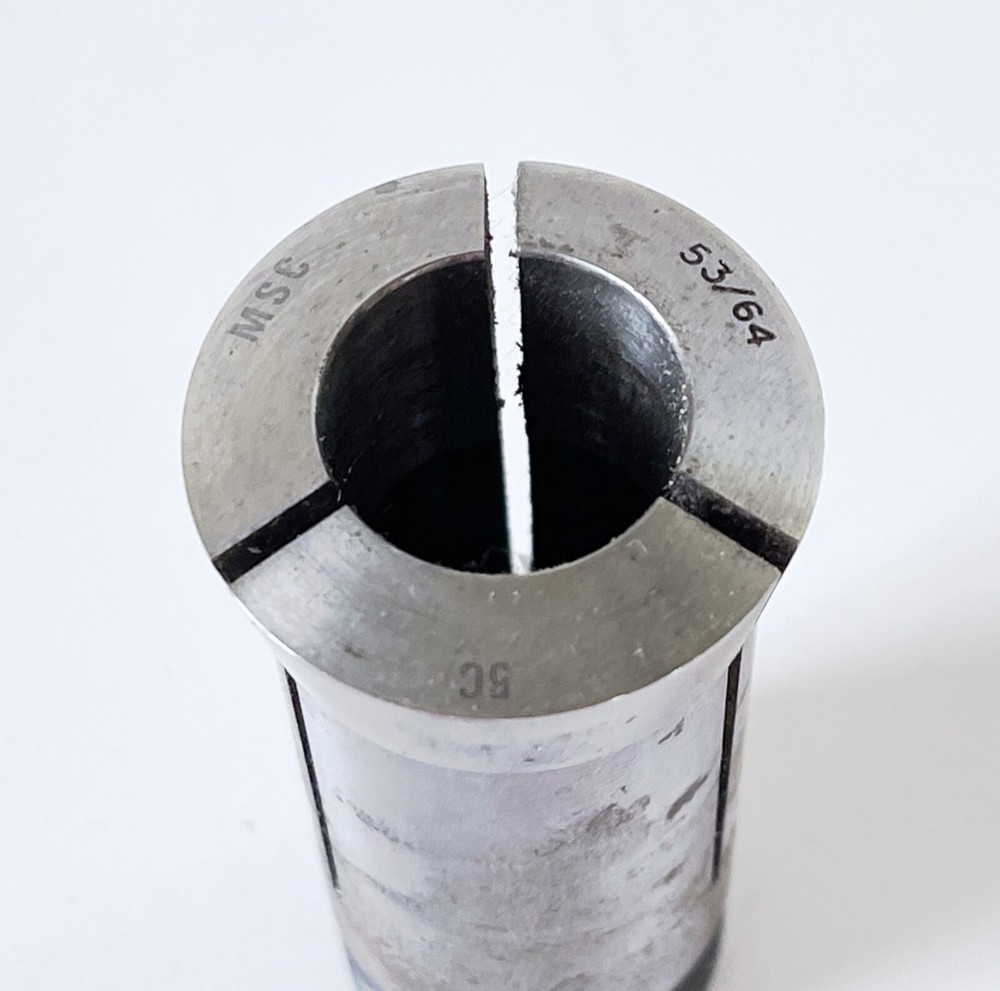 53/64" MSC 5C Round Collet External & Internal Threads .828125"