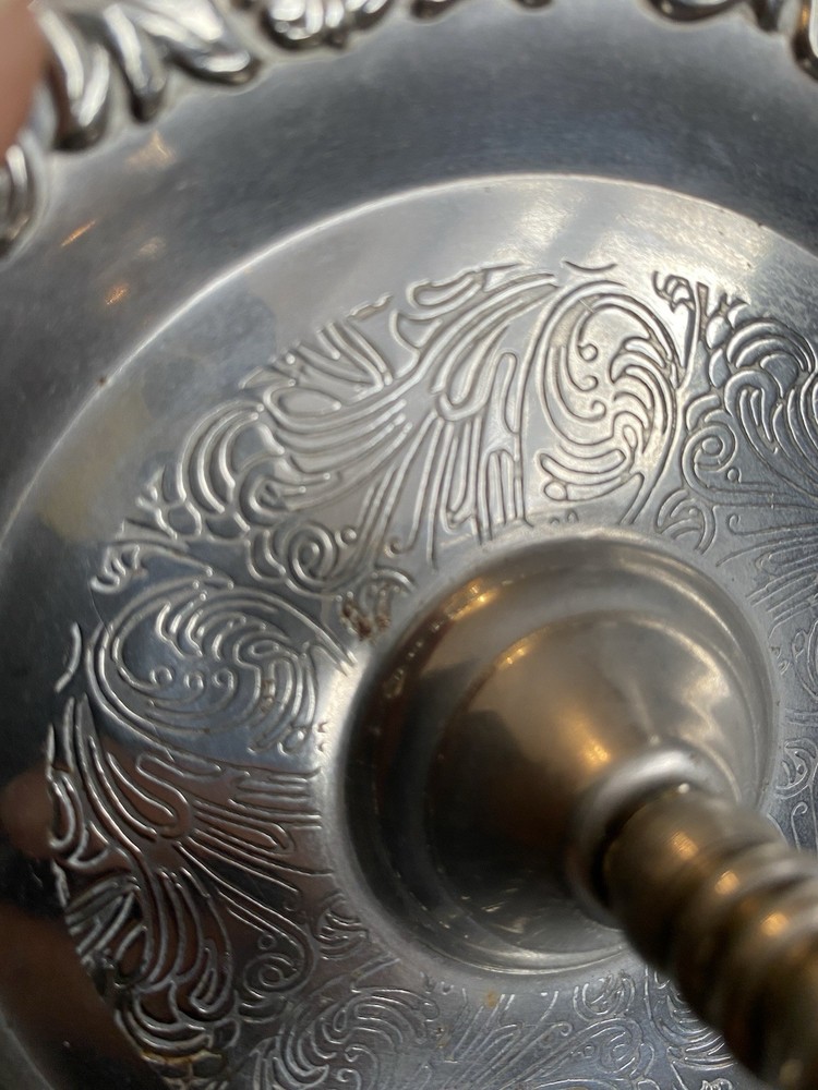 Vintage Silver Plated Candle Holder