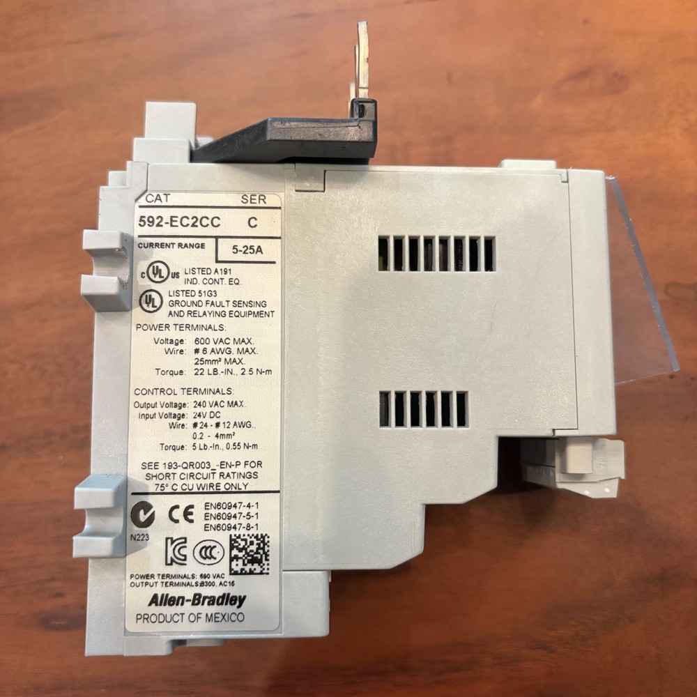 Allen-Bradley 592-EC2CC Series C E3 Plus Solid State Overload Relay Unused