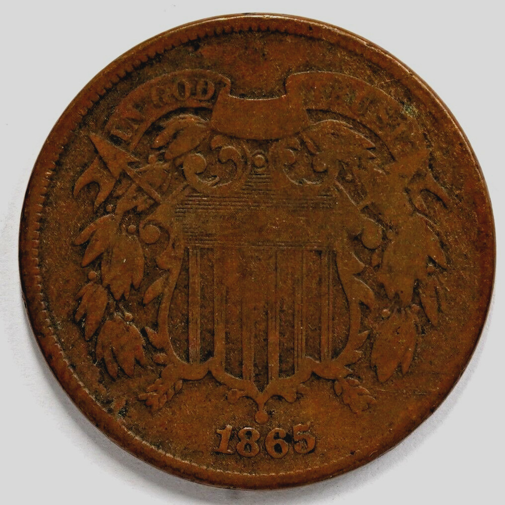 1865 2 Cent Piece