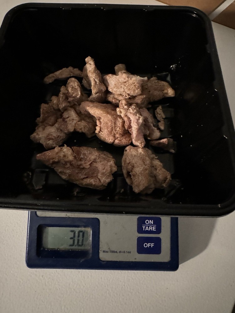 Freeze Dried Cooked Marinated Boneless Pork 3 oz