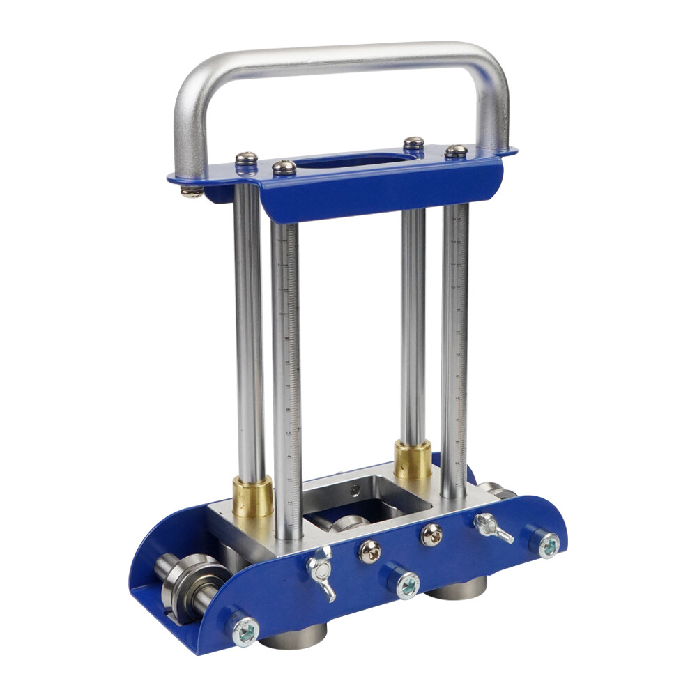 Blue Hand Sheet Metal Roller Bender Roofing Tools&Snip for Making Folding Edges