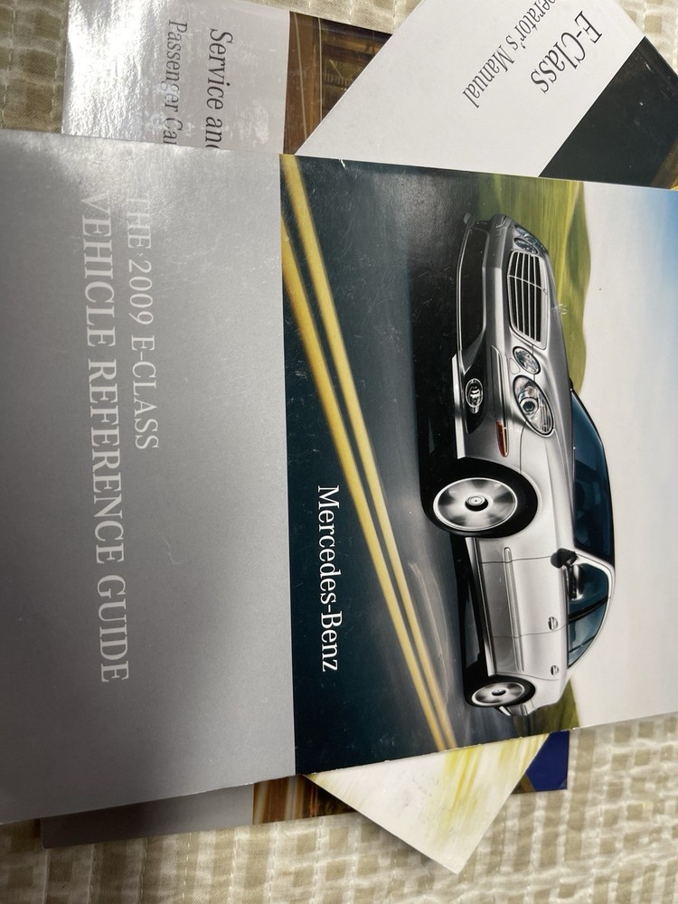 mercedes benze 2009 E Class Owners manual