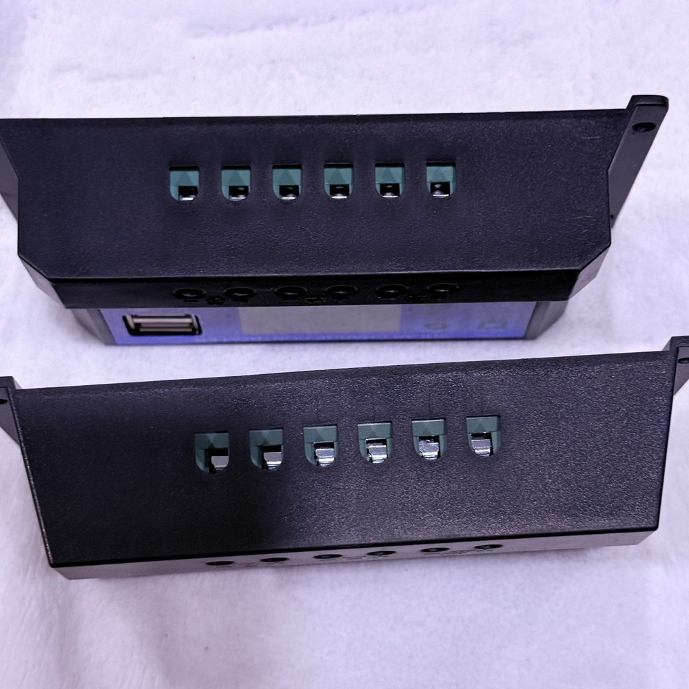 2 -30A 12V/24V Solar Panel Battery Charge Controller LCD Auto Regulator Dual USB