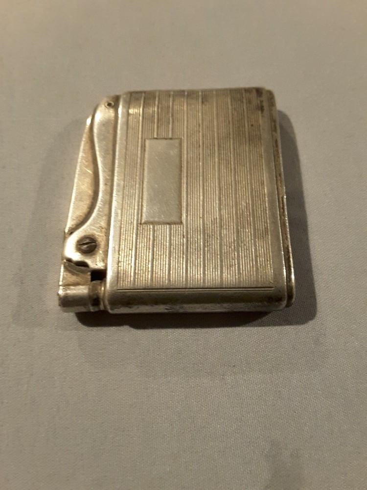 Vintage RONSON ADONIS NON Monogramed STERLING SILVER Cigarette Lighter