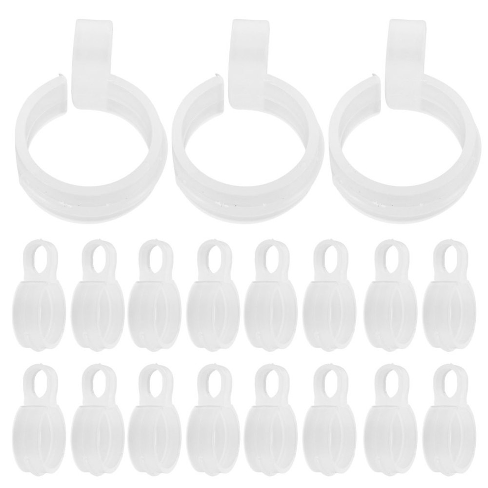 100 Pcs Clothes Drying Rack Windproof Clip Hanger with Clips for