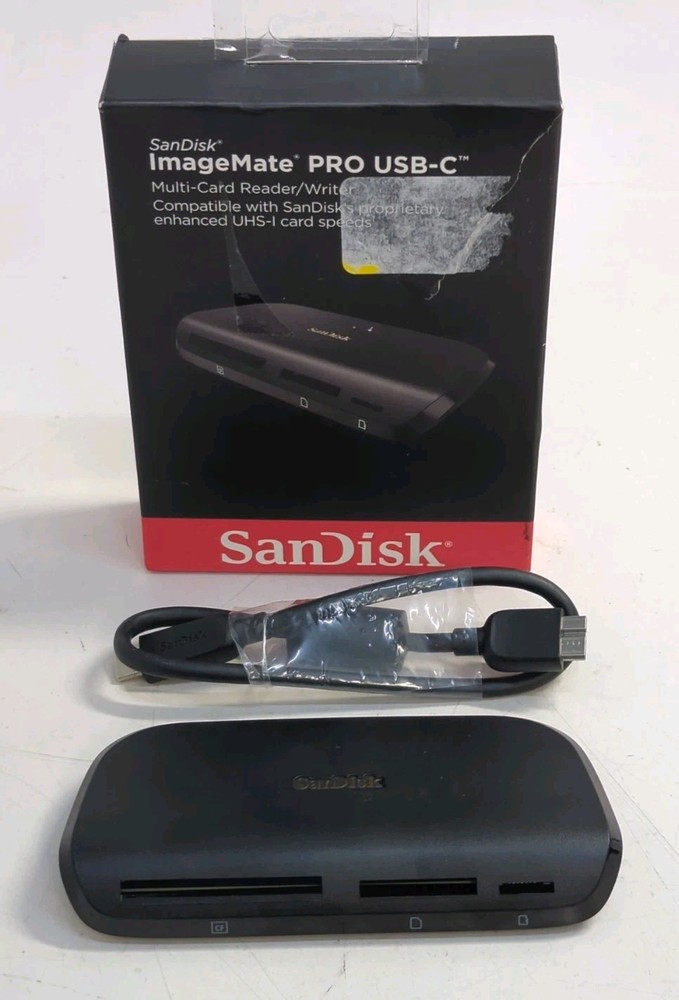 SanDisk ImageMate PRO USB-C Multi-Card Multi-Format Reader/Writer SDDR-A631