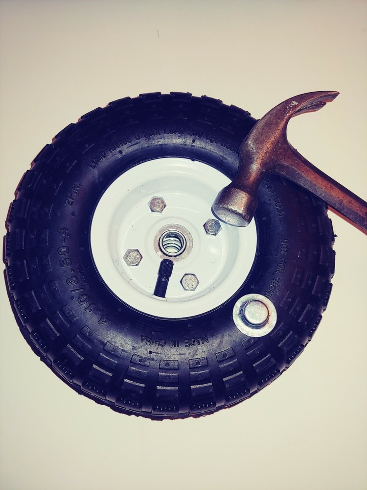 2 Pack, 5/8" Push On, Pal Cap Nuts, Roller Shafts - Cap Nut - Wheel Retainers