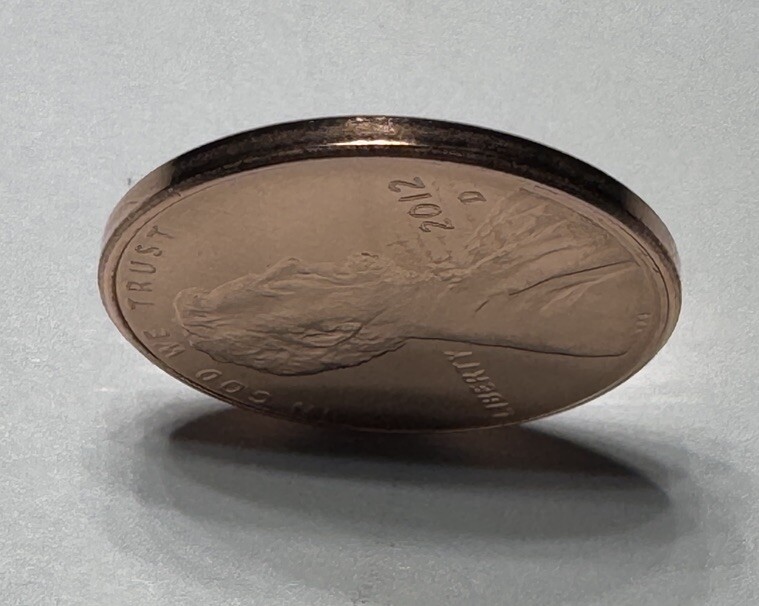 2012-D Lincoln Shield Penny Uncirculated from US Mint Set. Uncirculated BU