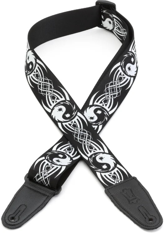Levy's MP 2" Printed Polyester Guitar Strap - Yin Yang