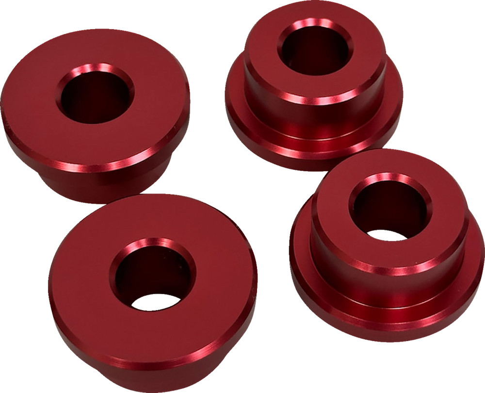 PRO-ONE PERF.MFG. Solid Riser Bushing Kit - Red 103050R