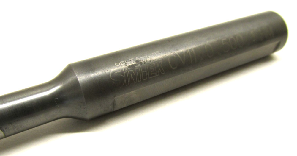 SIMTEK DELTA-LINE 1/2'' SOLID CARBIDE INDEXABLE GROOVING BAR - #CV11.0.500.1 HM