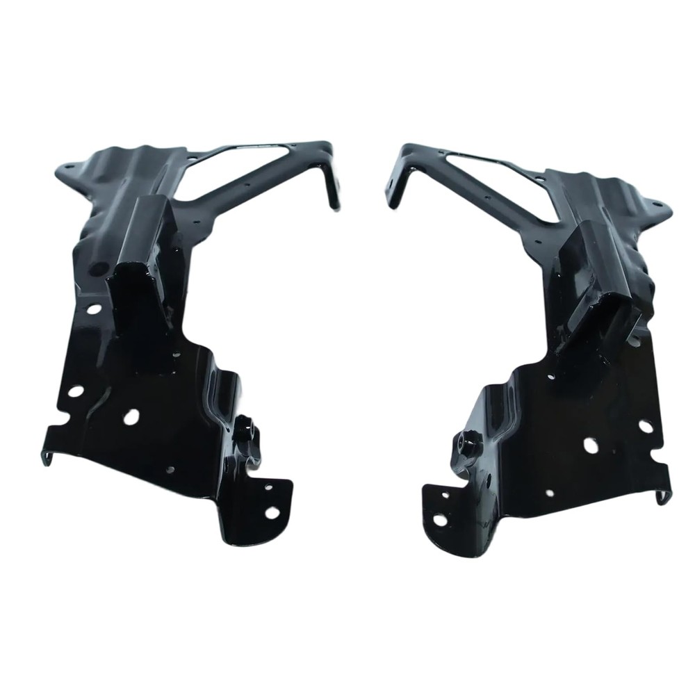Front Bumper Bracket for Silverado 1500 2016-2018 Black 2PC Left Right