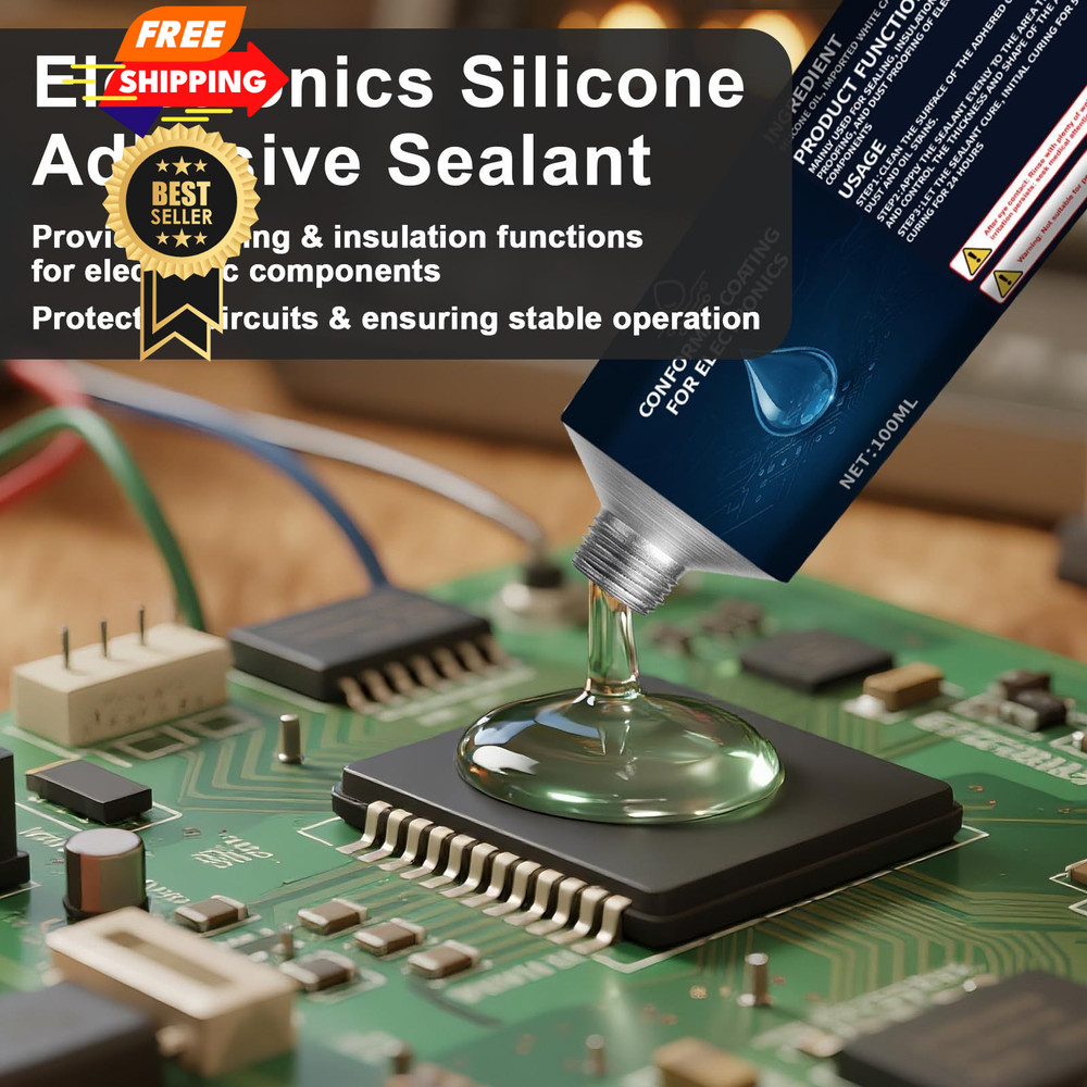 1DFAUL 200ml Conformal Coating for Electronics, Silicone Transparent