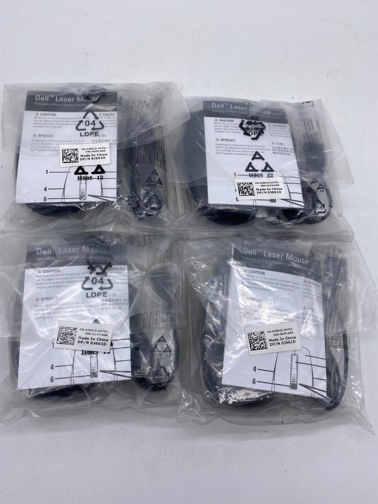 Dell 6-Button USB Wired Laser Mouse 0J661D Sealed