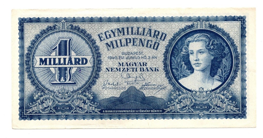 Hungary - 1 Milliard MilPengo - 1946 - P131 - Uncirculated