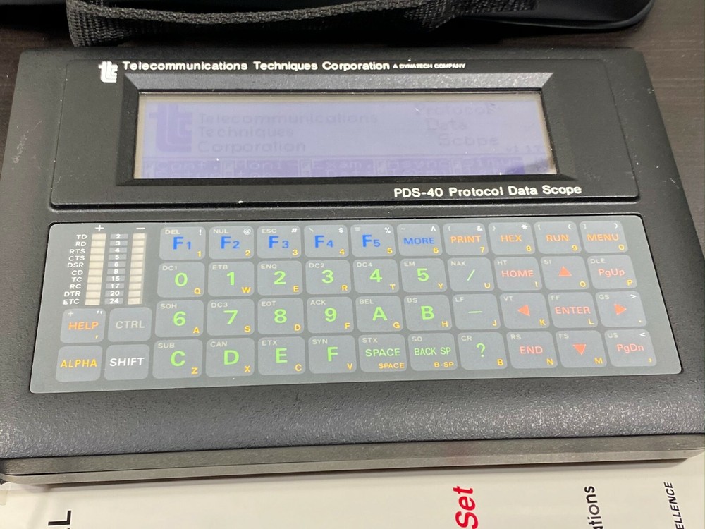 TTC Telecommunications Techniques Corp PDS-40 Protocol Data Scope