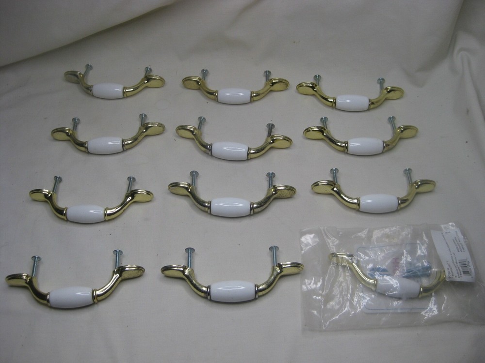 12 3" center P796-W Tranquility handles pulls pull handle lot