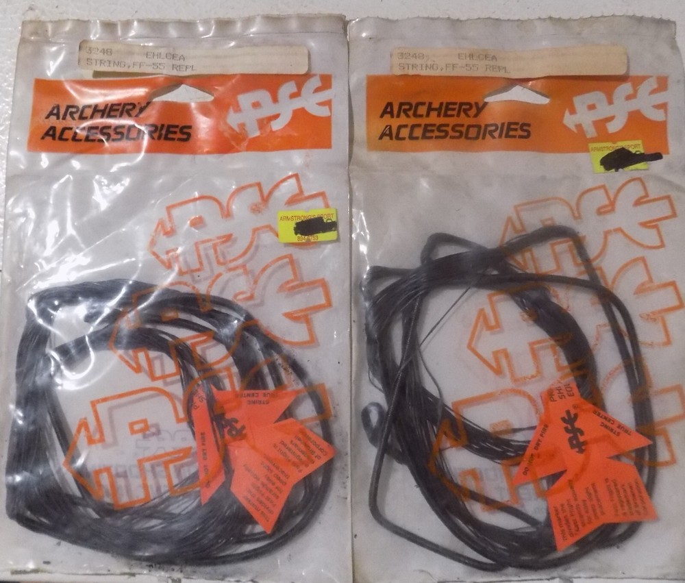 2 PSE Compound Bow Strings 3248 ELHCEA REPL FF 55" 20 Strand Vintage