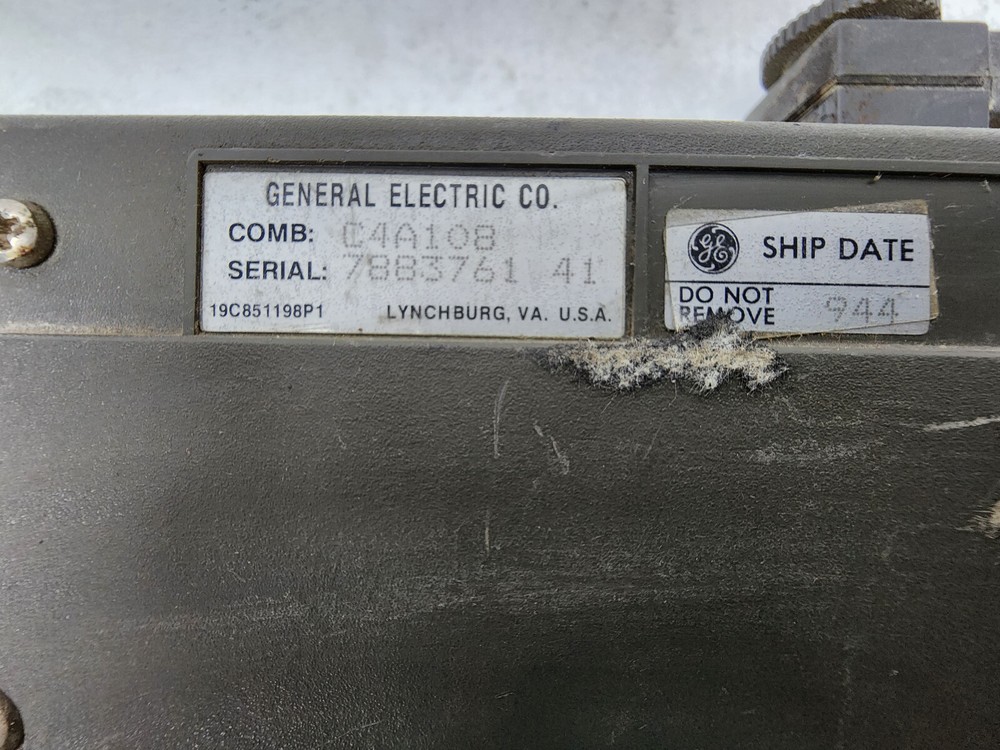 Vintage General Electric C4A108 & Microphone