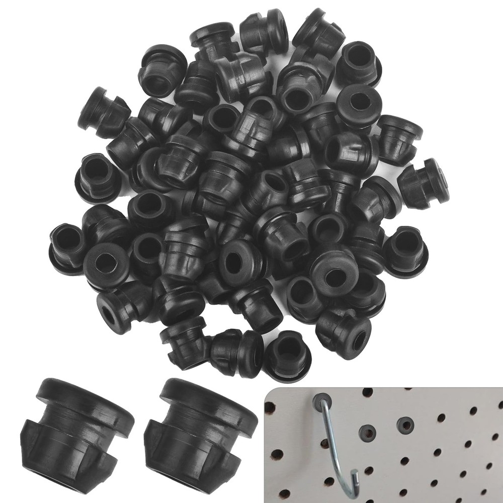 60 Pcs Pegboard Hook Locks for Stopping Hooks from Falling Off Pegboard Hooks