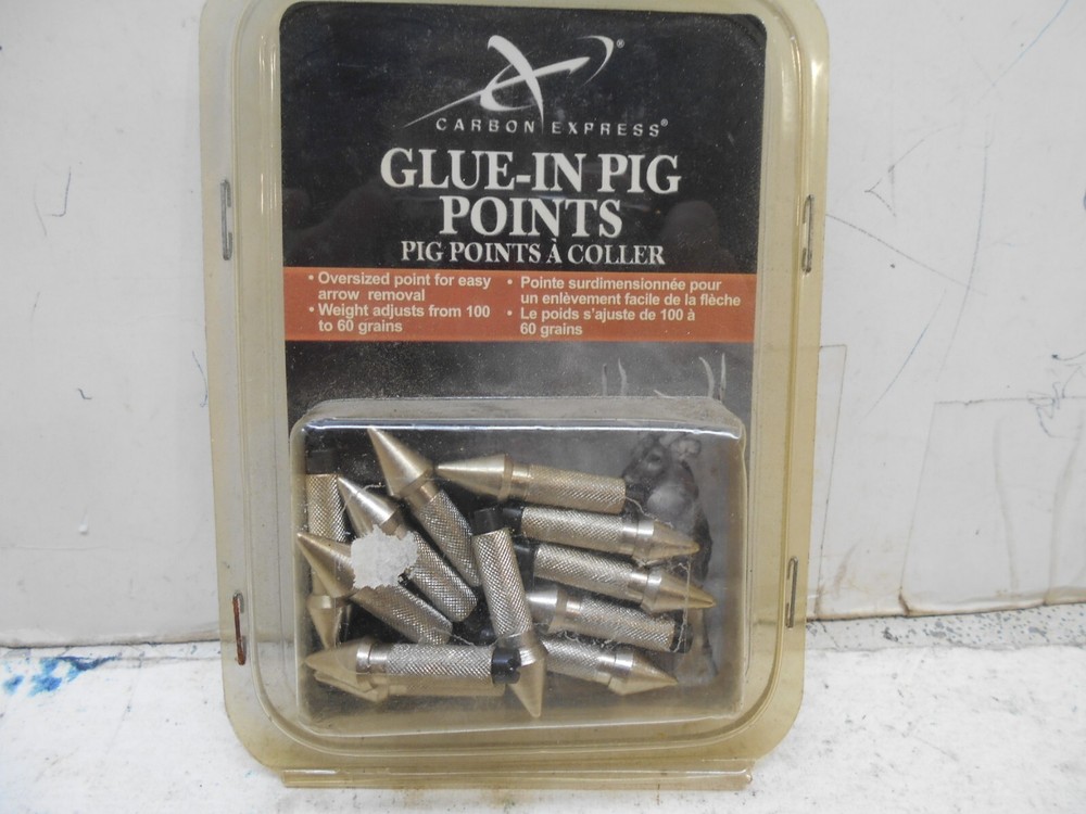 Carbon Express Glue-in pig points