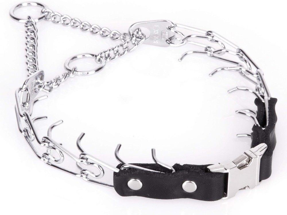 Lightweight German Prong Collar - 14-19" Adjustable Size for Effective Training