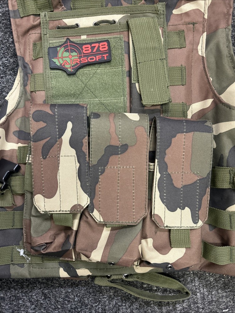 Camo Tactical Airsoft Vest