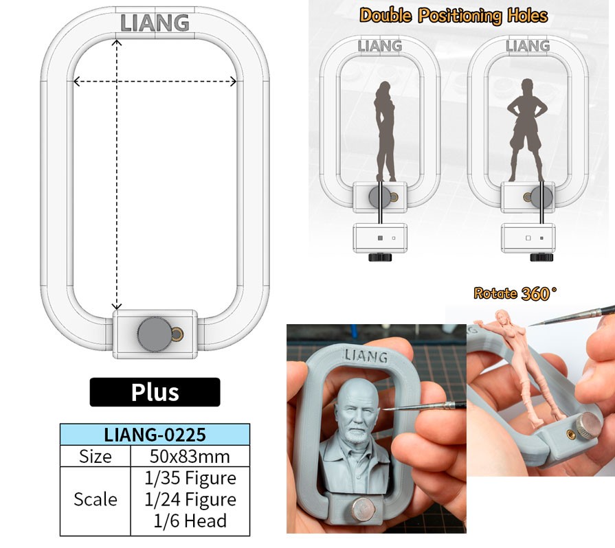 Liang Model Work Holder - Plus (83x50mm)