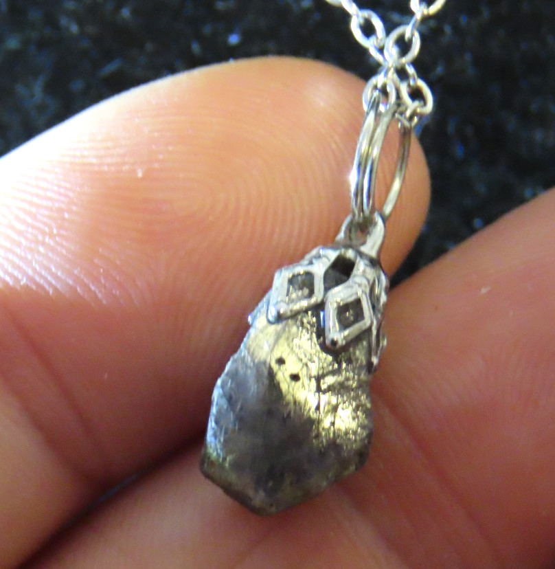 Natural Blue Sapphire Pendant RAW