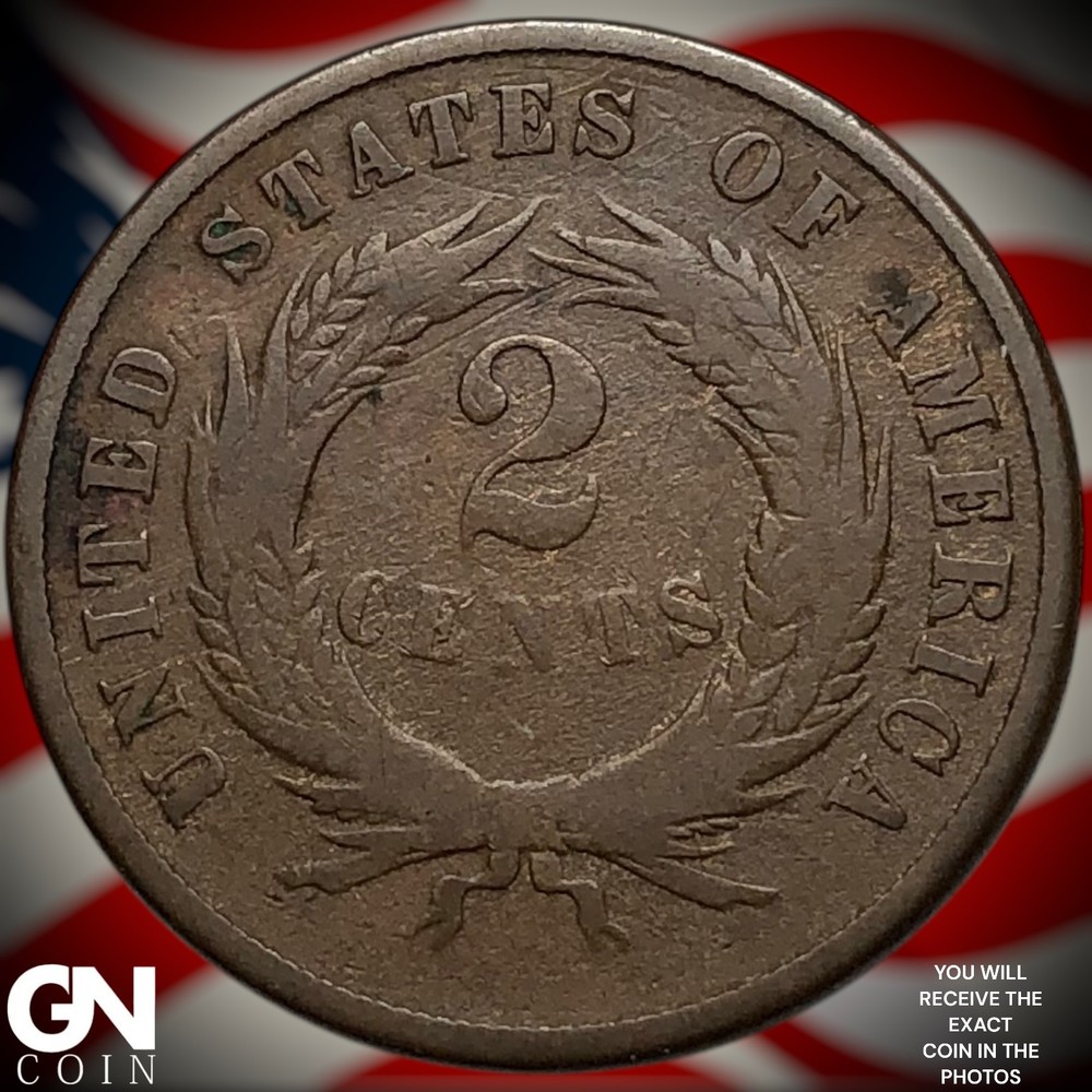 1871 2 Cent Piece Z4217
