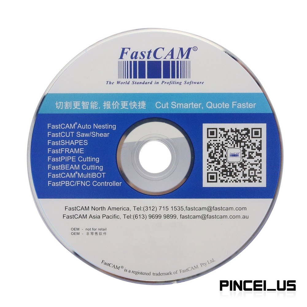 Fastcam Nesting Software Professional version for CNC Plasma Cutting Machine pe6