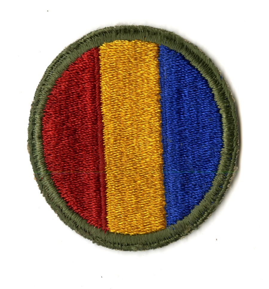 Replacement and Schools Command White Back Patch WWII Original