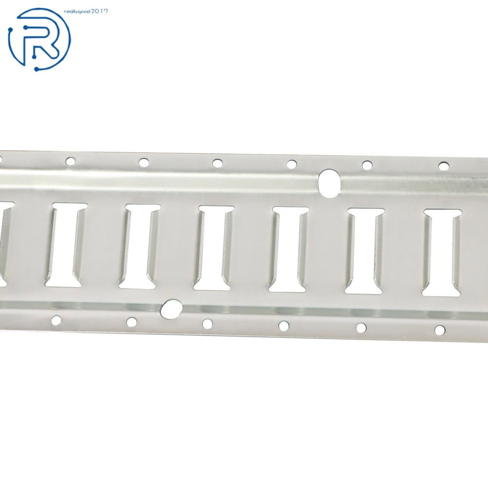 4 Pack 5' E Track Tie Down Rail Kit Galvanized Silver Secure Cargo For Trucks