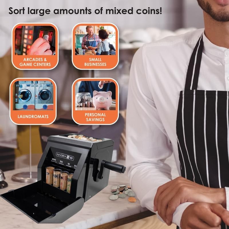 Manual Coin Sorting and Wrapping Machine - S18 Model