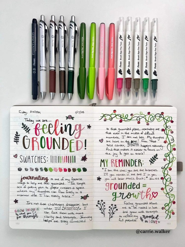 Pentel Feeling Grounded Journaling Pack