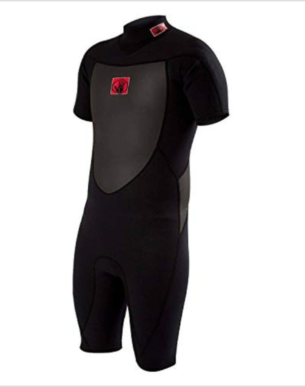 Body Glove Junior Method 2.0 Back Zip Spring Performance Wetsuit, Black, Size 10