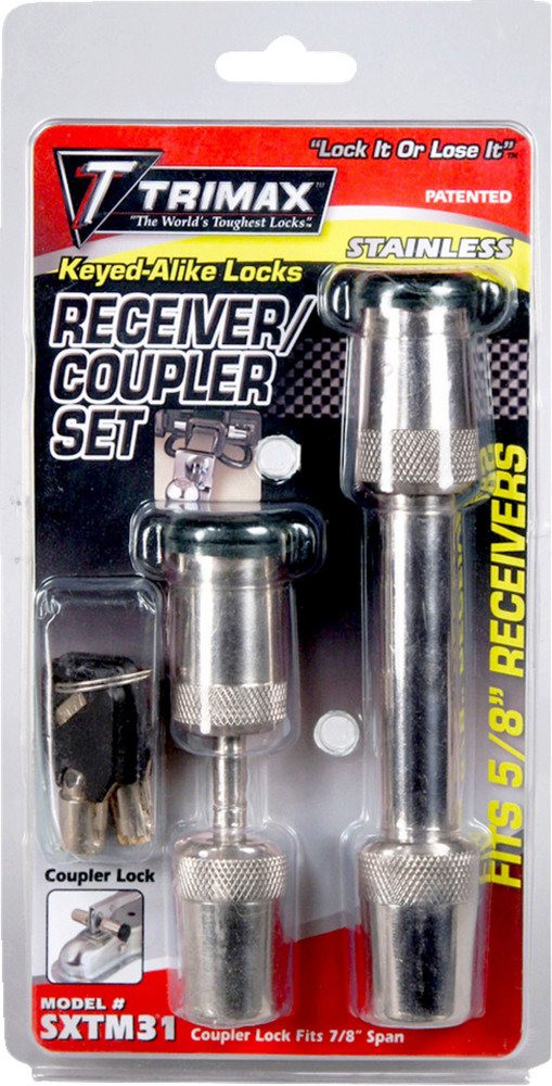 Trimax Premium Coupler And Receiver Lock Set Sxtm31