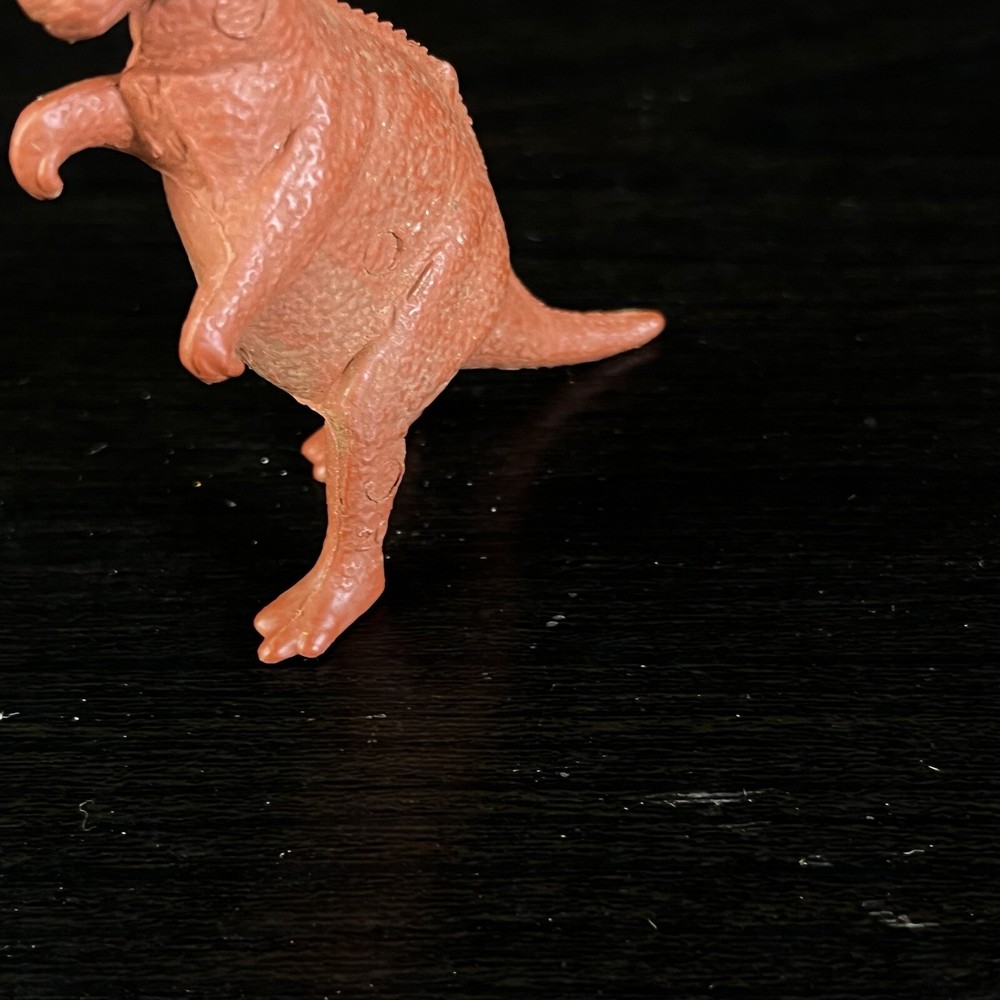 Vintage Nabisco Premium MPC Brown T Rex Plastic Dinosaur Figure