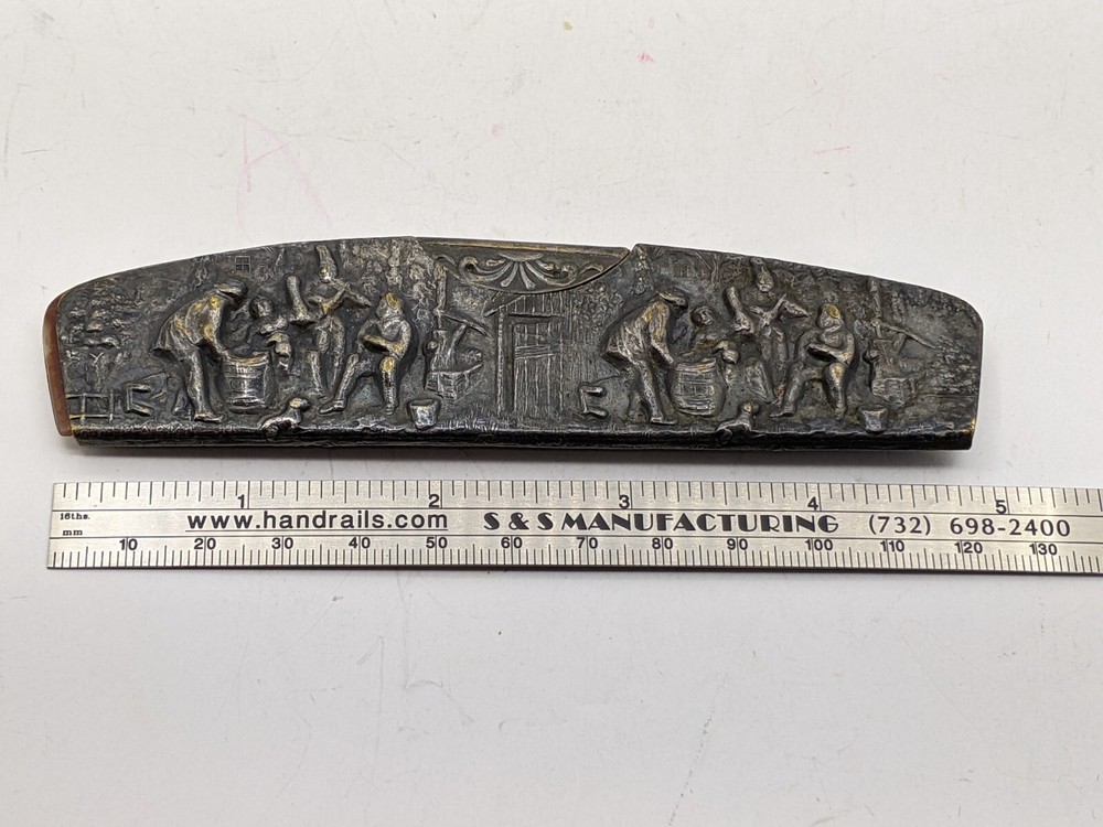Vintage Repose Silver Comb Holder & Comb Marked DENMARK